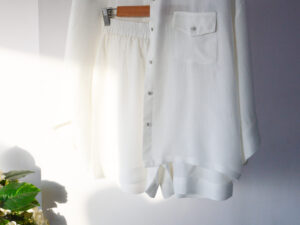 White Short Co-Ord Set