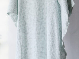 Light Teal Full Length Loose Fit Kaftan Dress