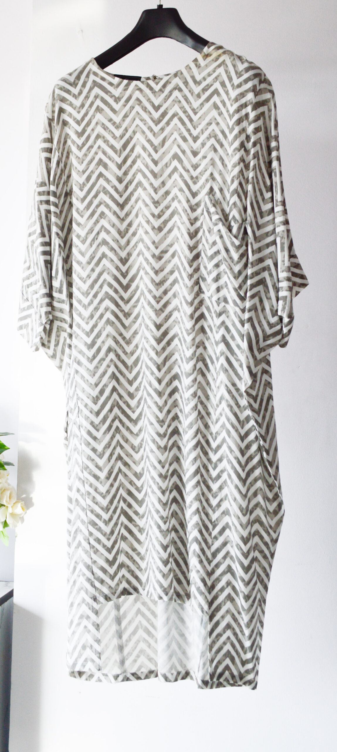 Aztec Full Length Loose Fit Kaftan Dress